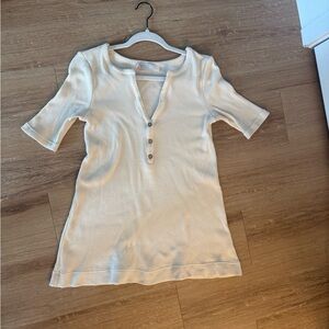 FP Beach Cream Knot Deep V Top